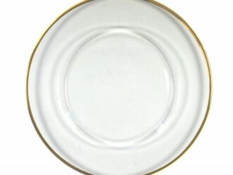 Glass Thin Rim Gold Charger Plate