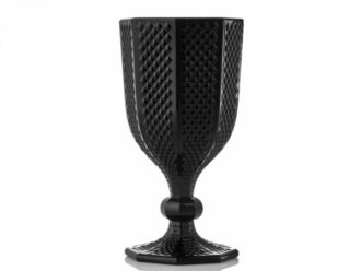 Glass The Roxy Black Goblet