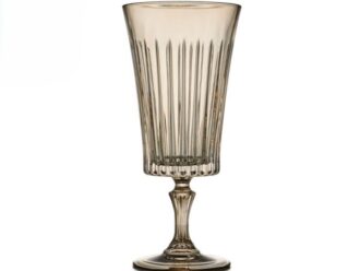 Glass Current Smoke Water Goblet