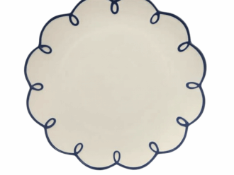 Porcelain Clover Navy 13" Charger Plate
